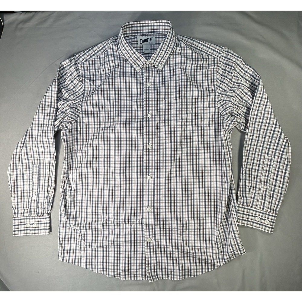 Duluth Relaxed Fit Long Sleeve Button Down Shirt Men's‎ Large
